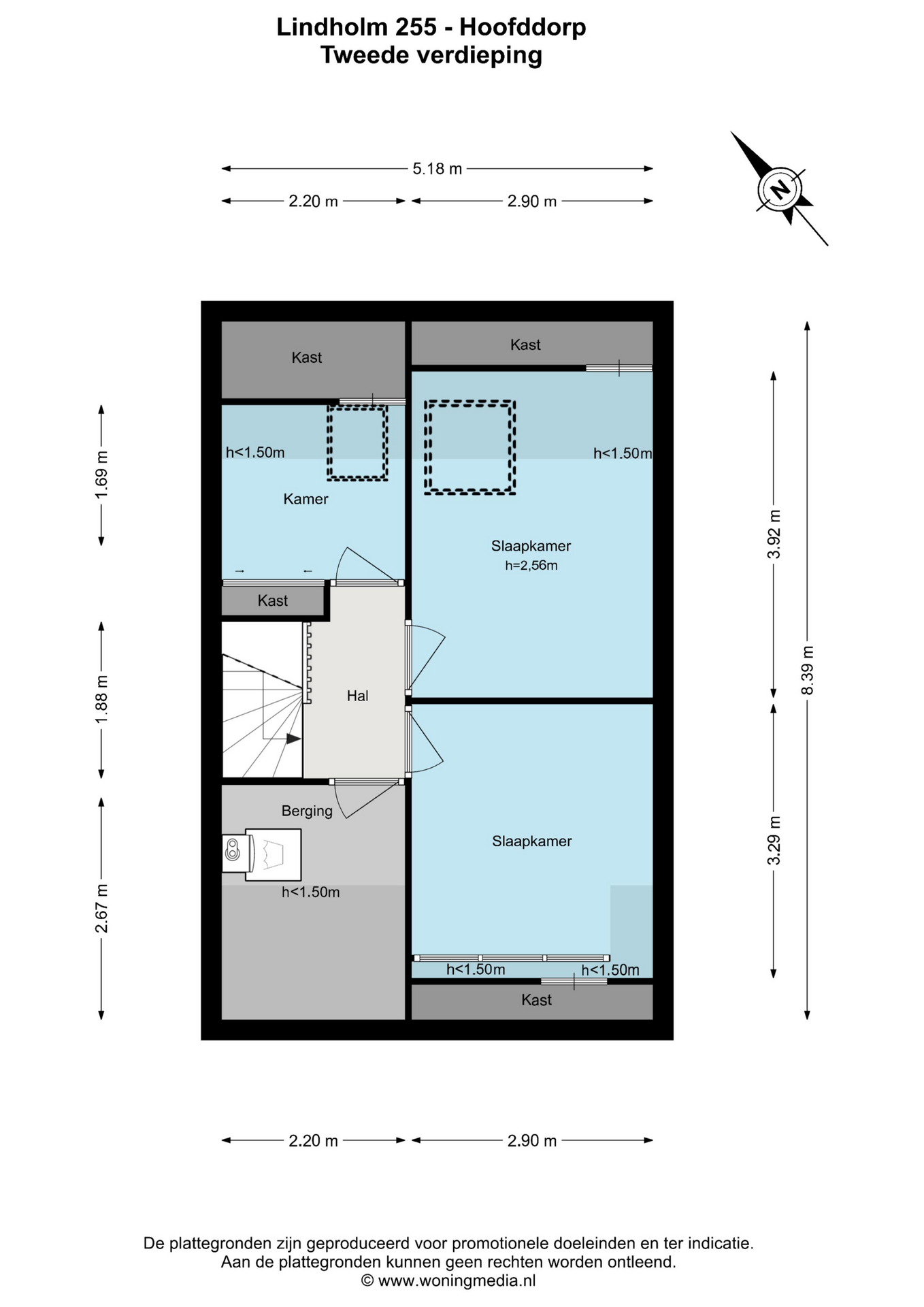 Lindholm 255 , 2133 CT Hoofddorp map